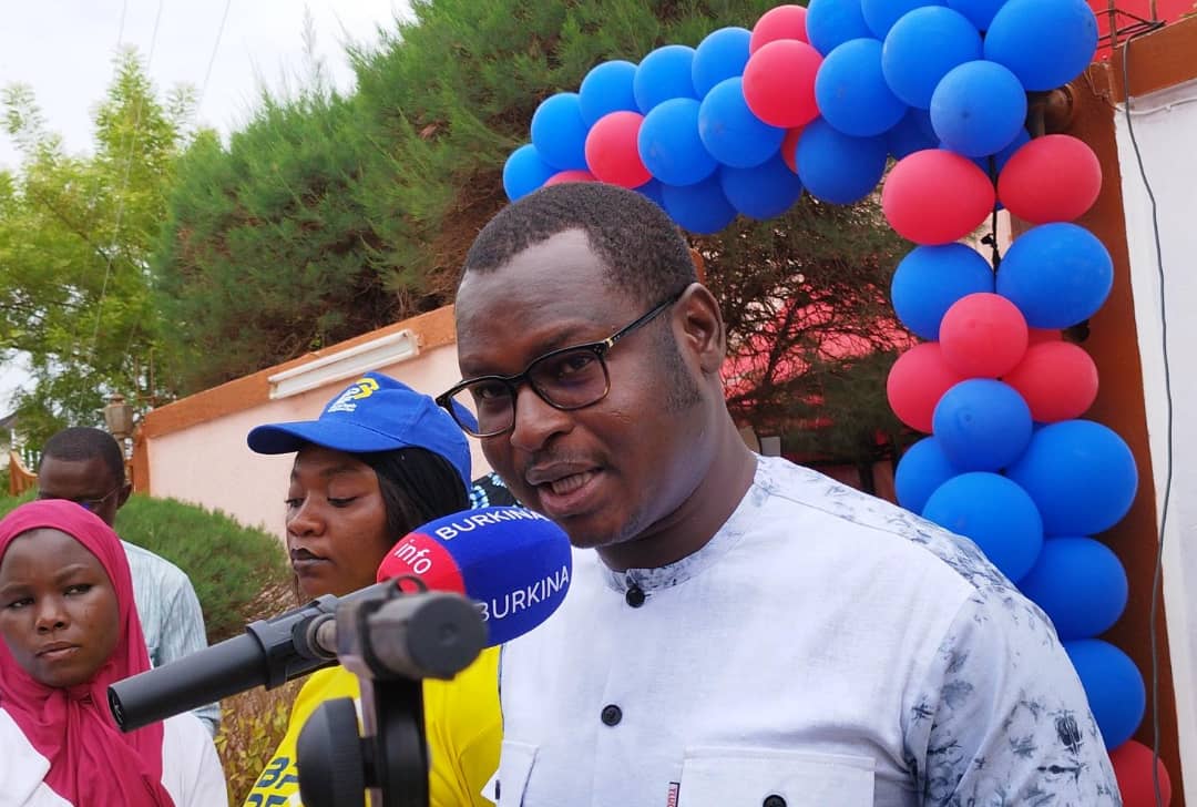 Le parrain de la cérémonie, le ministre en charge de la communication, Pingdwendé Gilbert Ouédraogo