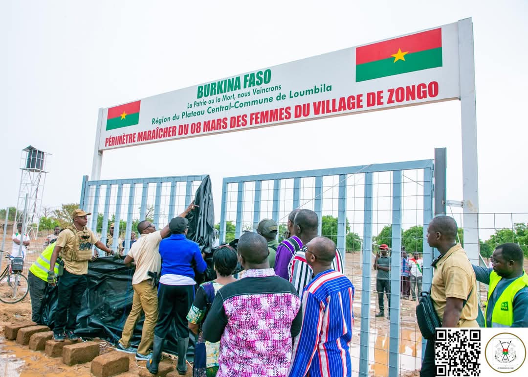 Le site maraîcher du 8-Mars offert aux femmes de Zongo
