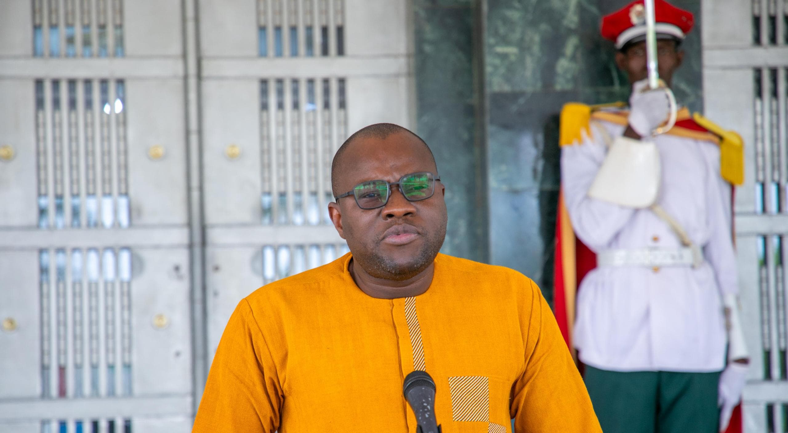 Le ministre de l'Economie, Aboubakar Nacanabo