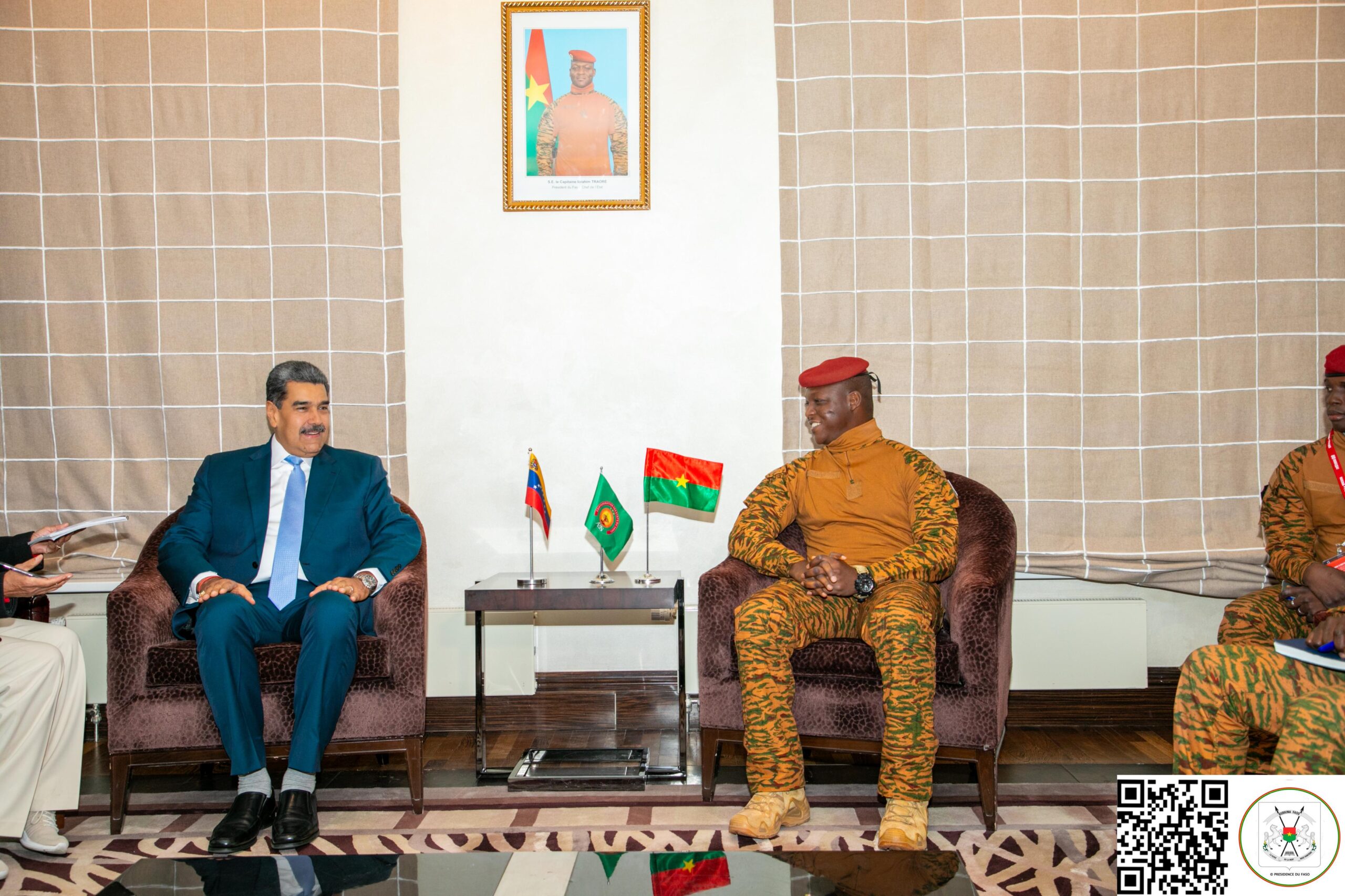 Coopération : Le président vénézuélien admiratif du combat du Burkina
