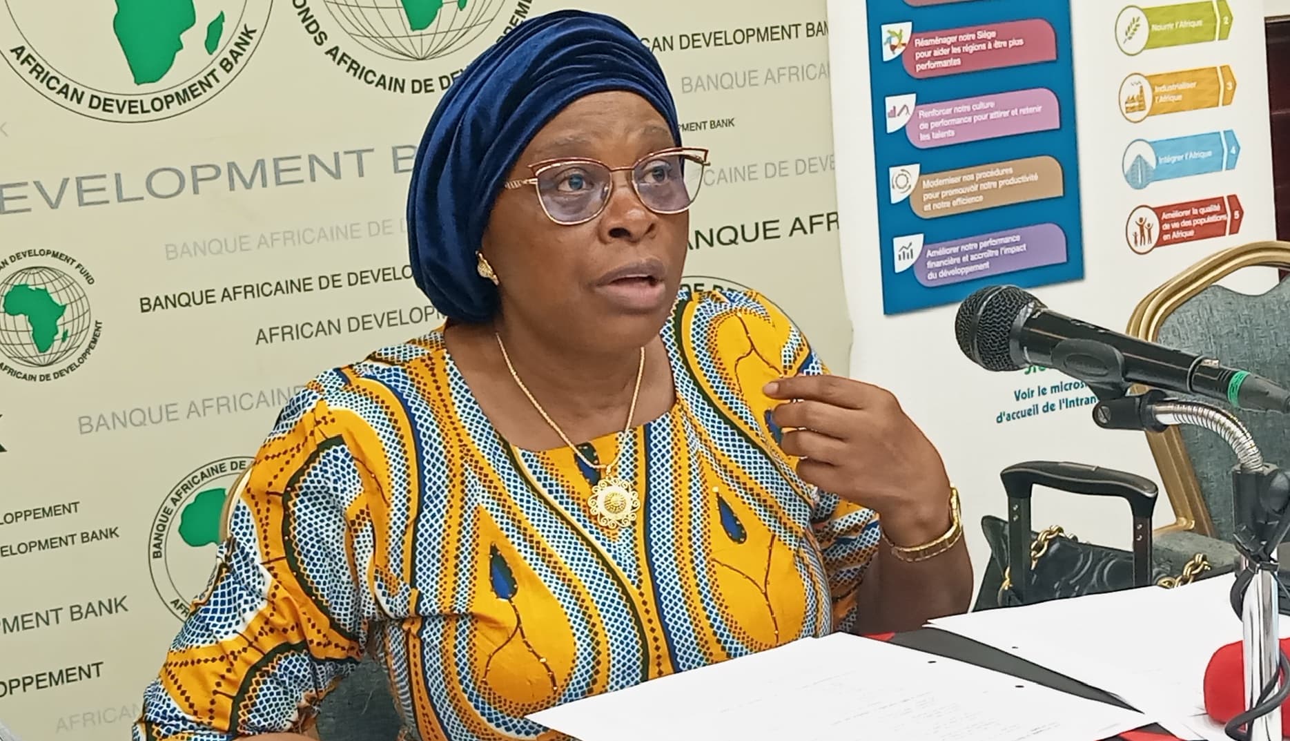 la Vice-présidente du Complexe développement régional, intégration et prestation de services de la BAD, Nnenna Nwabufo