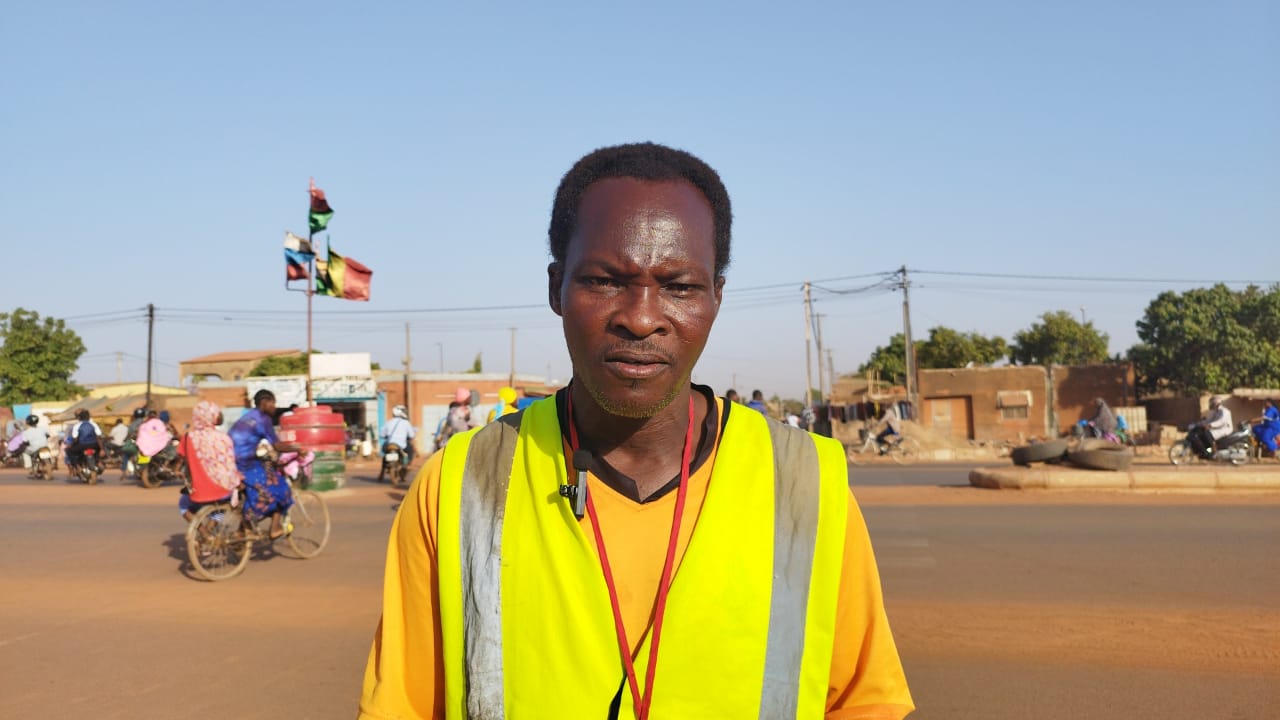 Jean Ouena, fondateur de l’Association des bénévoles pour la sécurité routière.