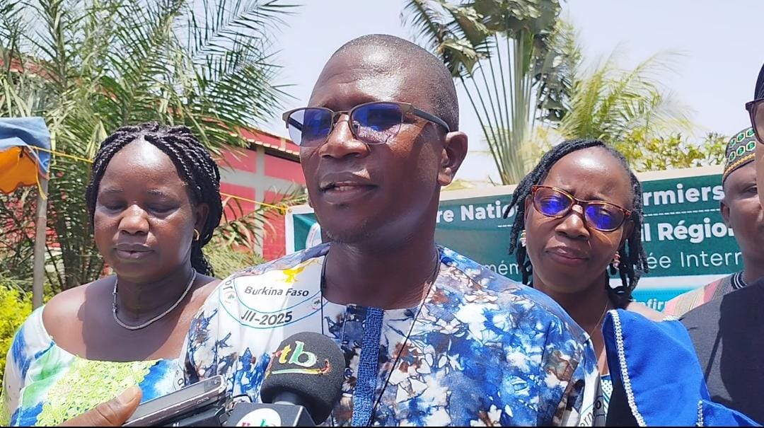 Sambo Vincent Sayaoga, le président du Conseil régional de l'Ordre des infirmiers et infirmières de la région du Centre