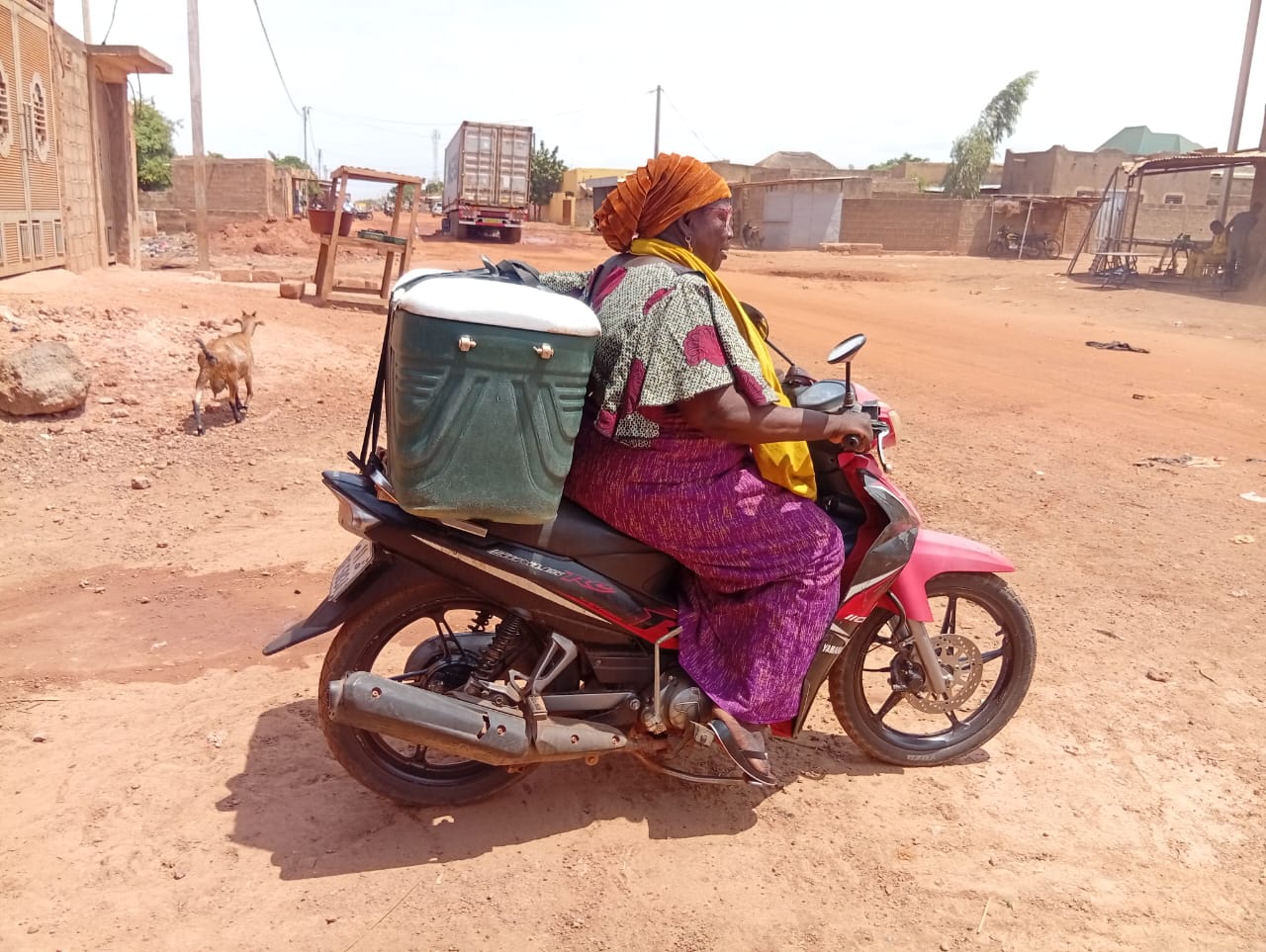 Vendeuse de poisson d'eau douce depuis 30 ans à Ouagadougou