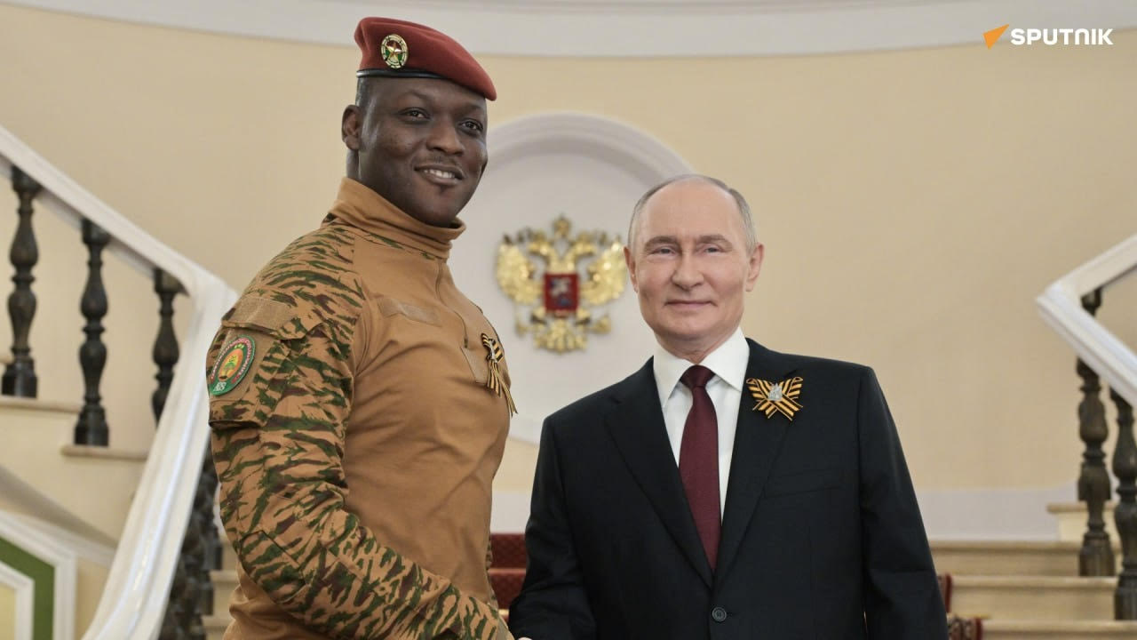 Ibrahim Traoré Vladimir Poutine